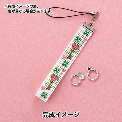 刺绣套件“心脏和三叶草绑带ST-16” Olympus