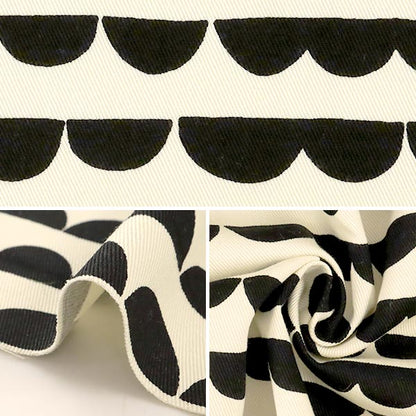 [From quantity 5] Fabric "Twill print scalap pattern KTS6257-A" COTTON KOBAYASHI