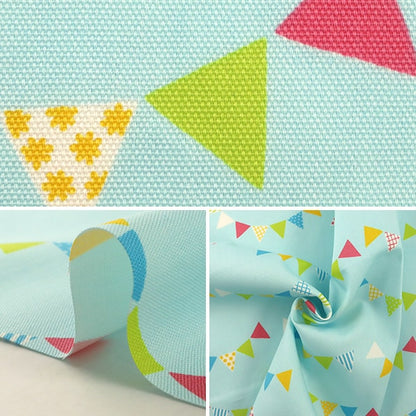 [From quantity 5] Fabric 『Oxford Tip-Top Collection (Tip Top Collection) Garland Sax