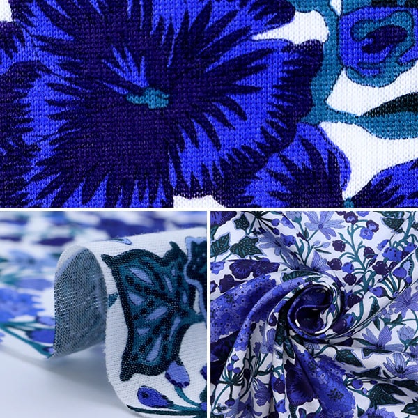 [From quantity 5] Fabric "Liberty Liberty Print 60/2 Tenjiku Edna 3634279-DK" Liberty Japan