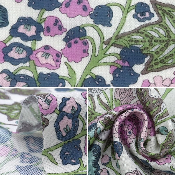 [From quantity 5] Fabric "Liberty Liberty Print 60/2 Tenjiku Edna 3634279-XK" Liberty Japan