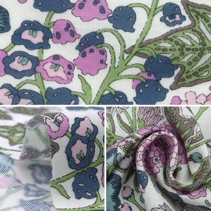 [From quantity 5] Fabric "Liberty Liberty Print 60/2 Tenjiku Edna 3634279-XK" Liberty Japan