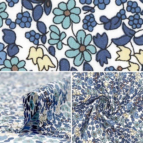 [From quantity 5] Fabric "Liberty Liberty Print Tana lawn Emilia's Flowers 3630184-ZE] Liberty Japan