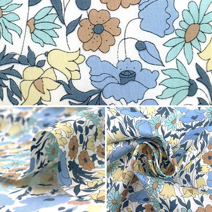 [From quantity 5] Fabric "Liberty Liberty Print Tana lawn Poppy and Daisy 3632104-VE] Liberty Japan