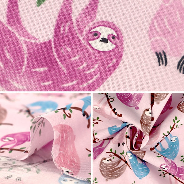 [From quantity 5] Fabric "Inkjet Print Nagamono C6611-PINK" USA cotton