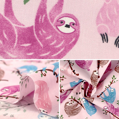 [From quantity 5] Fabric "Inkjet Print Nagamono C6611-PINK" USA cotton