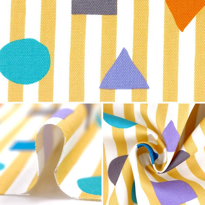 [From quantity 5] Fabric "Antibacterial / deodorant processingOxford Bi-shaped pattern Yellow SK20-CTSST-B]