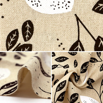 [From quantity 5] Fabric "Hopsack leaf pattern 20kec-363"