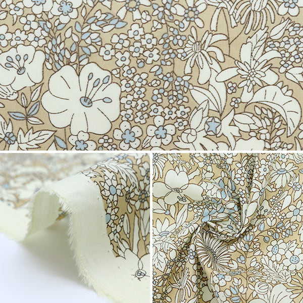 [From quantity 5] Fabric "Liberty Liberty Print Tana lawn Patrick Gordon 3801160-YE] Liberty Japan