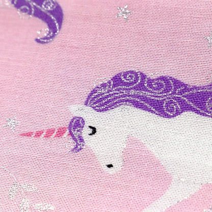 [From quantity 5] Fabric 『Sheeting Unicorn CM6562-Blush] USA cotton