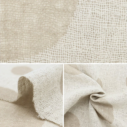[From quantity 5] Fabric "Wool JQ polka dots 34732-1 Natural x Off White"