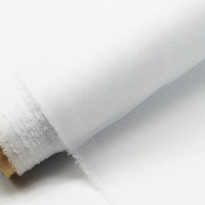 [From quantity 5] Fabric "MONO-CHFFON (Monosifon) White FW400-3SW