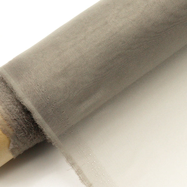 [From quantity 5] Fabric "MONO-CHFFON gray FW400-019"