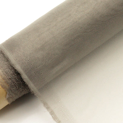 [From quantity 5] Fabric "MONO-CHFFON gray FW400-019"