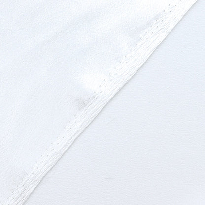 [From quantity 5] Fabric 『satin-back crepe White 448-1]