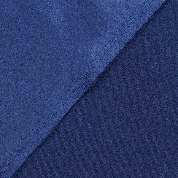 [From quantity 5] Fabric 『satin-back crepe Dark blue 448-10]