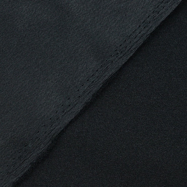 [From quantity 5] Fabric 『satin-back crepe Black 448-11]