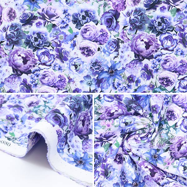 [From quantity 5] Fabric "USA Cotton Floral Dreams Flower Pattern FLEUR-CD8880"