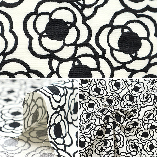 [From quantity 5] Fabric "Broad scented mini flower Up5799-A" COTTON KOBAYASHI