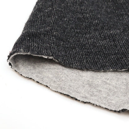 [From quantity 5] Fabric "W/NYW Face Jersey D Gray x Gray YG11044-1"