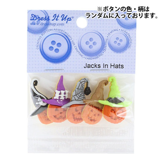 Button "Chilled button Jacks in Hats 6688" Dress It Up