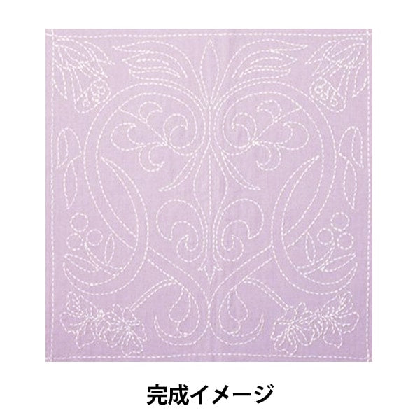 Embroidery kit "Hand-sewn Flower Fukin Kit SASHIKO WORLD France Eternal Oath KSW-020" TULIP Tulip