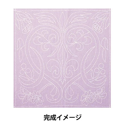 Embroidery kit "Hand-sewn Flower Fukin Kit SASHIKO WORLD France Eternal Oath KSW-020" TULIP Tulip