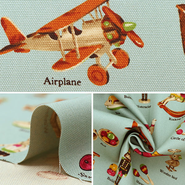 [From quantity 5] Fabric 『Oxford Toy Blue 99107-2D]