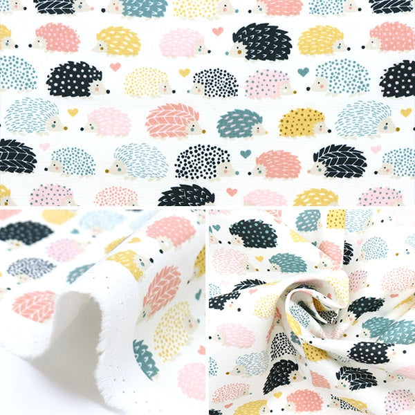 [From quantity 5] Fabric "USA cotton pricklers 1561-cream"