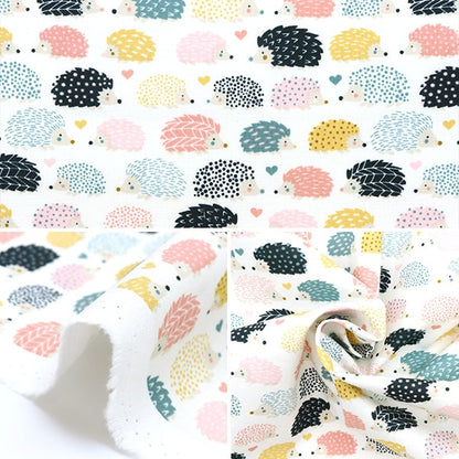 [From quantity 5] Fabric "USA cotton pricklers 1561-cream"