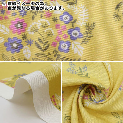 [来自数量5] 织物 “ Momen-T（时刻） 牛津布 花图案蓝色142-1265-B3]