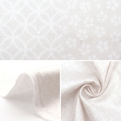 [From quantity 5] Fabric "Cotton satin Nihoho Pattern, Sakura Navy SHI-SAK-E"