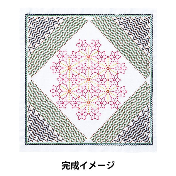Embroidery kit "SashikoKit Hanabin La Bouquetiere Nadeshiko SK-429] Olympus