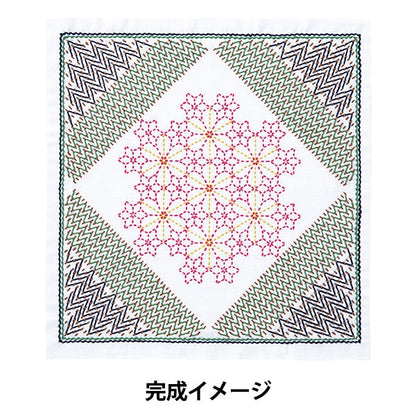 Embroidery kit "SashikoKit Hanabin La Bouquetiere Nadeshiko SK-429] Olympus