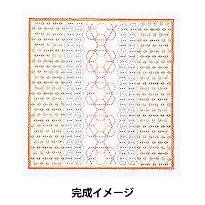 Embroidery kit "SashikoKit Hanabin La Bouquetiere Honeycomb SK-430] Olympus