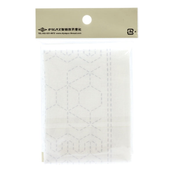 Embroidery Fabric 『Sashiko Hanachika cloth pack LA BOUQUETIERE Honeycomb H-1103] Olympus