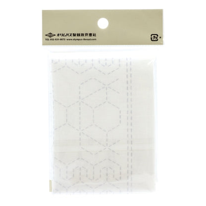 Embroidery Fabric 『Sashiko Hanachika cloth pack LA BOUQUETIERE Honeycomb H-1103] Olympus