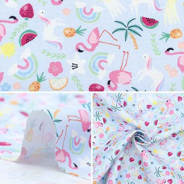 [From quantity 5] Fabric "USA Cotton Summer Time D2125-Maui"