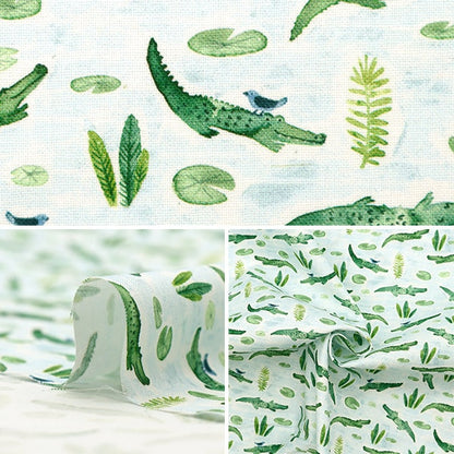 [From quantity 5] Fabric "USA Cotton Crocodile Hunt DCJ2151-MULTI"