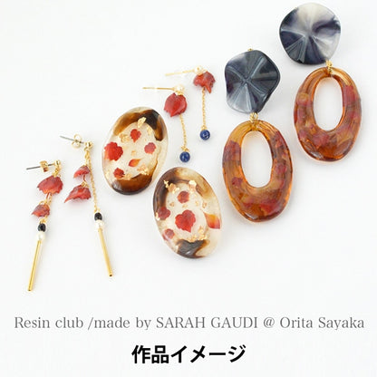 レジン材料 『SARAH GAUDI 折田さやか 紅葉と落ち葉 両面 RC-ORI-104』 レジンクラブ