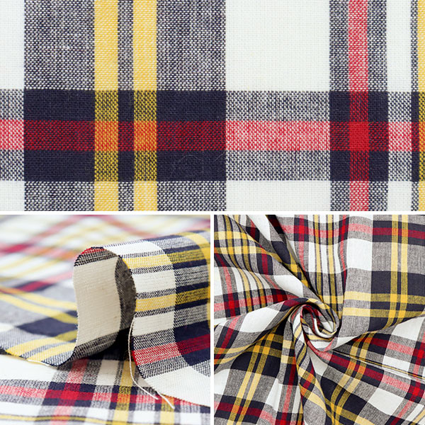 [From quantity 5] Fabric "Madras check 59991-16"