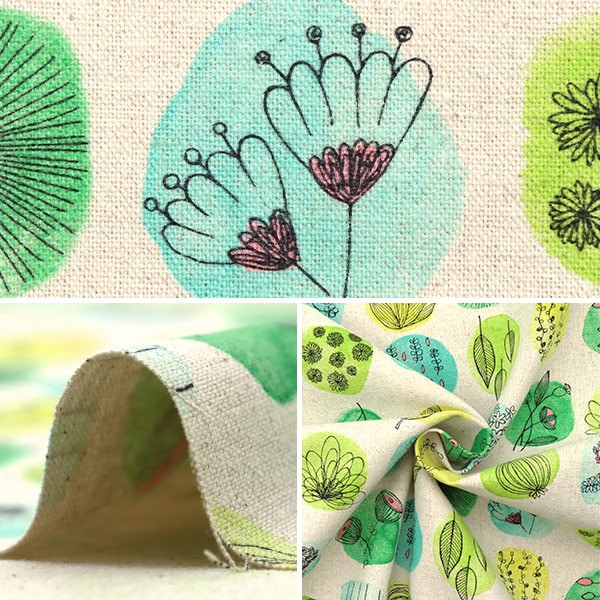 [From quantity 5] Fabric "Cotton hemp canvas Scandinavian mood SK-6700-1A" Senyo merchant