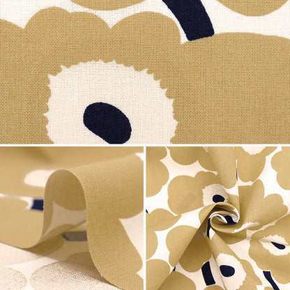 [From quantity 5] Fabric "Marimekko Marimekko Mini Unikko Mini Unikko (made by Finnish) Beige 069257-185"