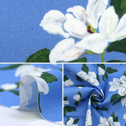 [From quantity 5] Fabric "USA Cotton Dearstella Magnolias DCWR2133-Mari"