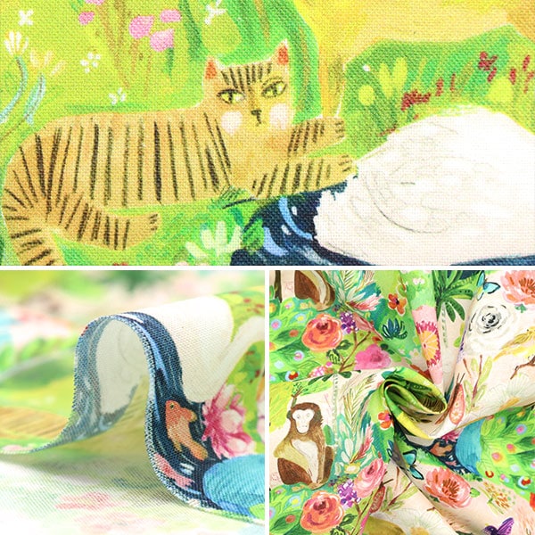 [From quantity 5] Fabric "USA Cotton Dearstella Lush DJL2112-MULTI"
