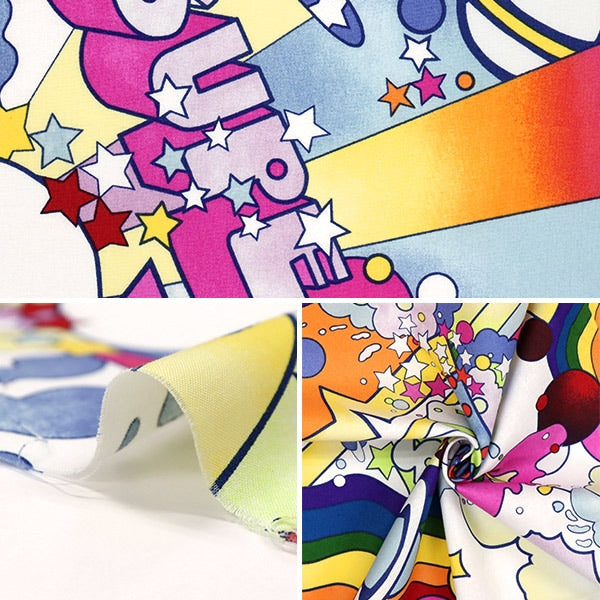 [From quantity 5] Fabric "USA Cotton Alexander Henry Superstar Multi 8941-A"