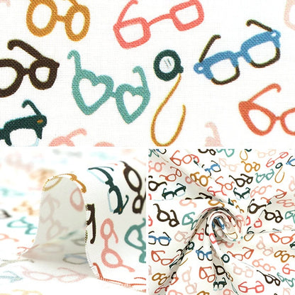 [From quantity 5] Fabric "USA Cotton Glassiz 1993-WHITE"