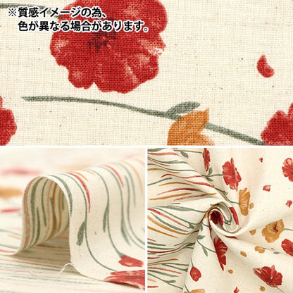 [From quantity 5] Fabric "MOMEN-T moment cotton linenSheeting Hinageshi Black 142-1283-C4]