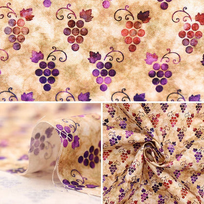 [From quantity 5] Fabric "USA cotton grape 28789-A"
