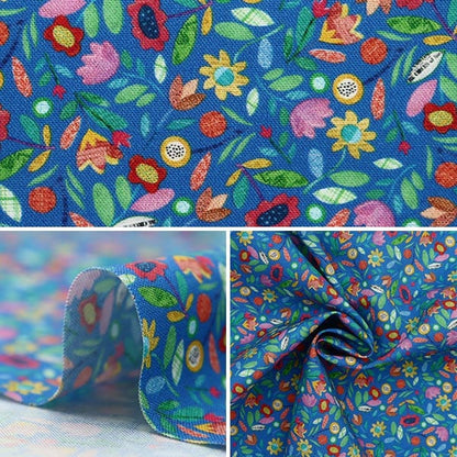 [From quantity 5] Fabric "USA Cotton Pack Doflal Blue 28954-W"